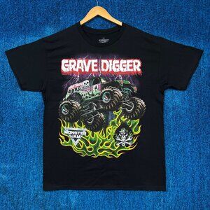 Monster Jam Racing Grave Digger Since 1989 T-Shirt Size Large
